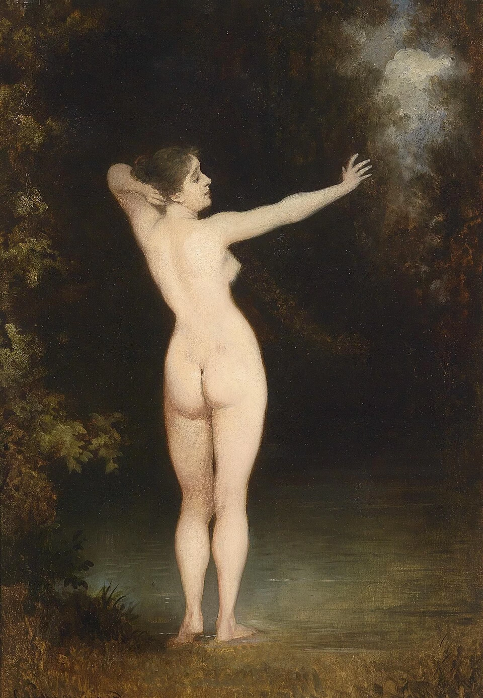 Carl Schweninger II - Nudo femminile in piedi